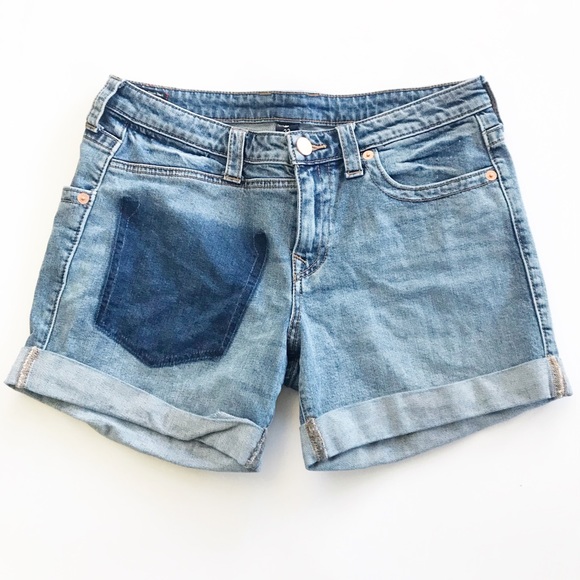 true religion blue jean shorts
